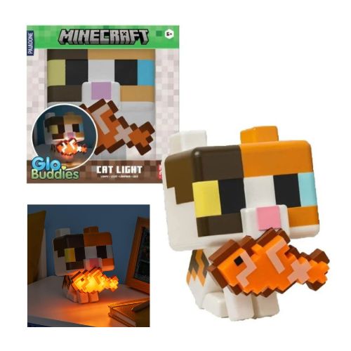 PALADONE – MINECRAFT Cat Lampada SoftGlo cm (In box xcm)…x12